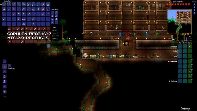 Terraria - Episode #14 - Purple Hooked Extendy Things... смотреть онлайн