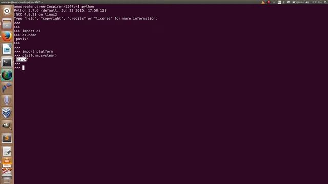 Python 3 Find current OS Name Platform and Release date смотреть онлайн