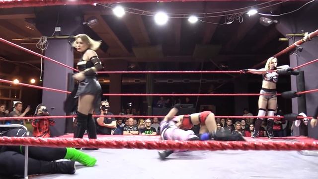 Женский командный Хардкор матч 3 на 3| Реслинг-шоу без правил «Новогоднее Безумие» 2019 смотреть онлайн