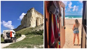 Путешествие в Крым на жилом модуле Пилигриме. Генеральские пляжи.