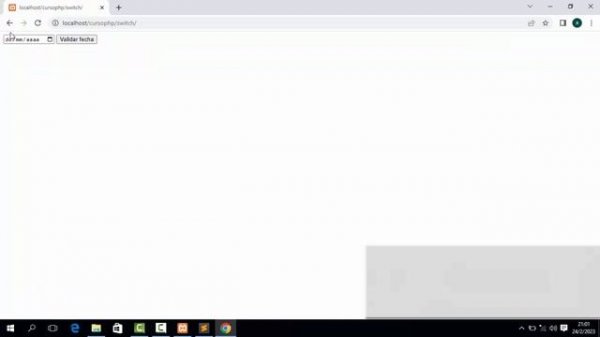 Condicional switch, case ,break en php