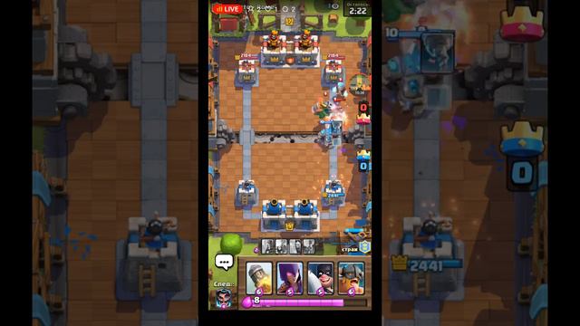 Стрим с телефона #2 по клеш роялю смотреть онлайн