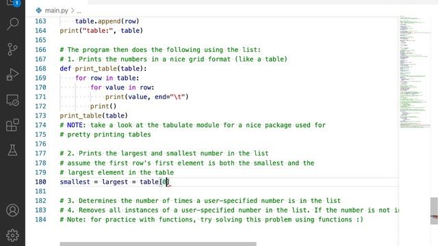 Introduction to Programming with Python: 2D List Practice Problems смотреть онлайн