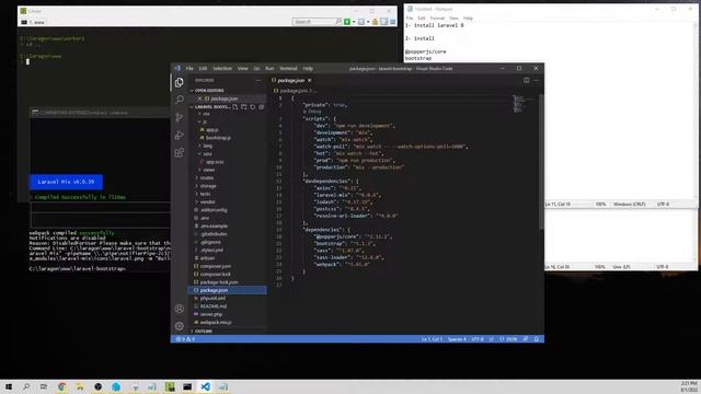 Laravel 8 - Install Bootstrap 5 using Laravel MIX смотреть онлайн