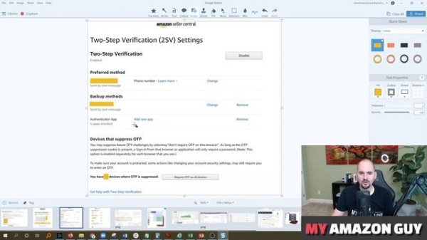Amazon OTP Code - How to Setup Mobile Authenticator OTP One Time Password