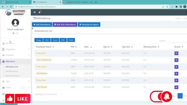 Human Resource Management System With Free Source Code смотреть онлайн