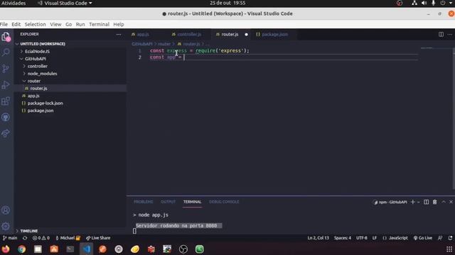 Consumindo a API do Github em NodeJS - CodeEX #03 смотреть онлайн