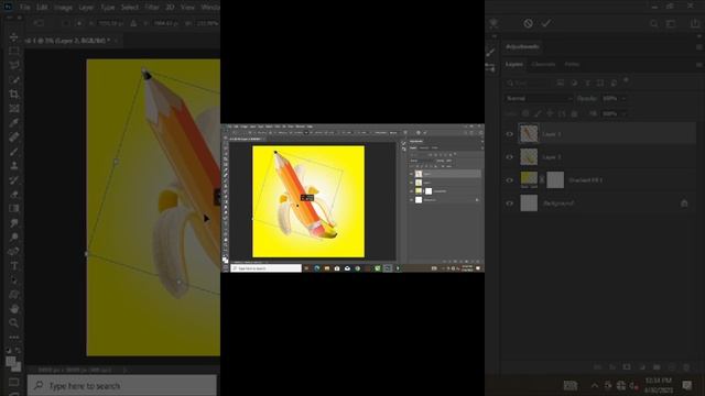 Banana Pencil Photoshop tutorial | Pencil | Art | Banana | Manipulate смотреть онлайн