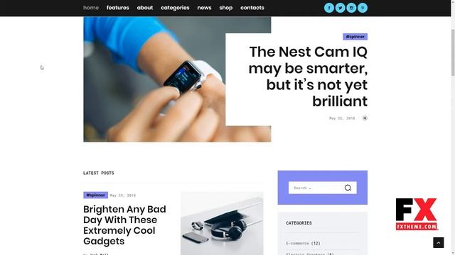 Gloss Viral News Magazine WordPress Blog Theme River Bobby смотреть онлайн