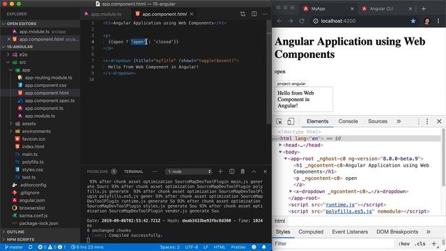 Using Web Components in Angular - Web Component Essentials смотреть онлайн