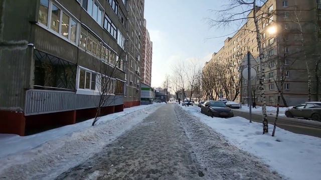 21 февраля 2023г. Солнечный день после снежных будней. Щербинка,Москва смотреть онлайн