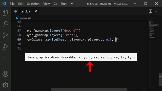 How to add a Game Camera that follows the player | Love2D Basics смотреть онлайн