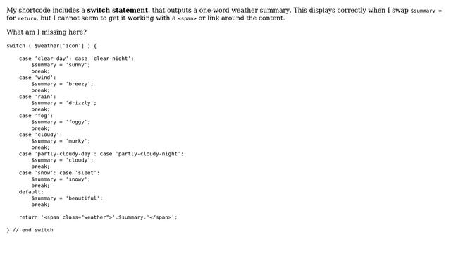 Wordpress: Wrapping shortcode content in a span or link смотреть онлайн