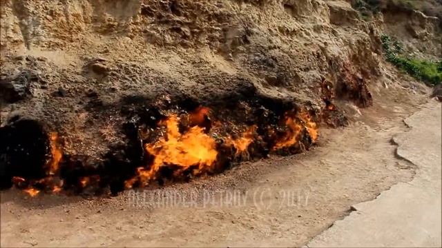 Азербайджан _Янардаг_ Горящая гора_Yanardag смотреть онлайн