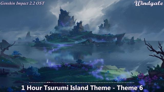 All Tsurumi Island Theme With Timestamps - Genshin Impact OST смотреть онлайн