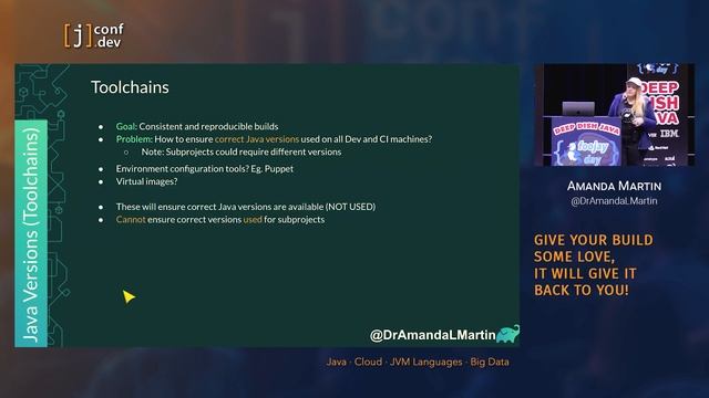Jconf 2022 - Amanda Martin - Give Your Build Some Love, It Will Give It Back to You! смотреть онлайн