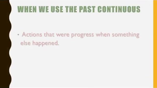 Past continuous смотреть онлайн