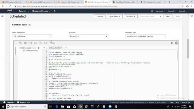 Managing EC2 Instance and Volume via Lambda Function via Python Language смотреть онлайн