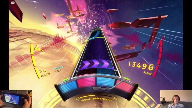 Spin Rhythm XD (on Steam Deck) - Highscore - Teminite & Panda Eyes (Expert) смотреть онлайн