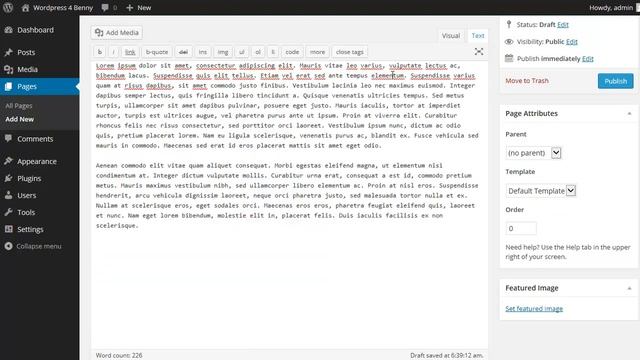 Wordpress 4 "Benny Goodman" смотреть онлайн