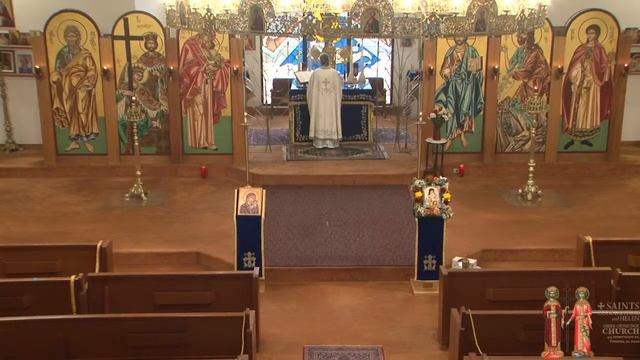 Sts. Constantine and Helen Live Stream_St. Nektarios Divine Liturgy_110920 смотреть онлайн