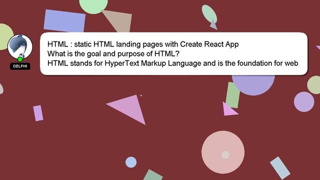 HTML : static HTML landing pages with Create React App смотреть онлайн