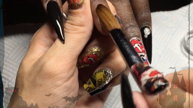 🧟♀️🕷MONSTER MASH PART 2🕷🧟♀️ | HALLOWEEN ACRYLIC NAILS | GLITTERAMA смотреть онлайн