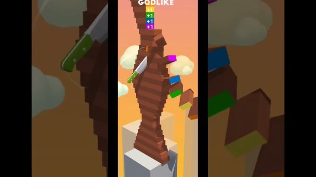Satisfying Mobile Games 2023 - Knife Jump #short #shorts ... смотреть онлайн