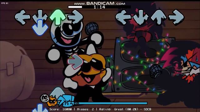 A BF Lo Persigue Una Sombra Gigante!! _ FNF Mods _ Las PikaEevees Kawai