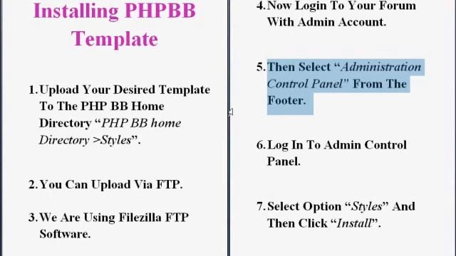 Installing Or Changing PhBB Template смотреть онлайн