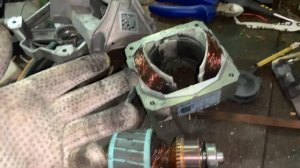 Сколько меди в двигателе стиралки Indesit