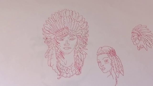 рисунок индейцы #shorts смотреть онлайн