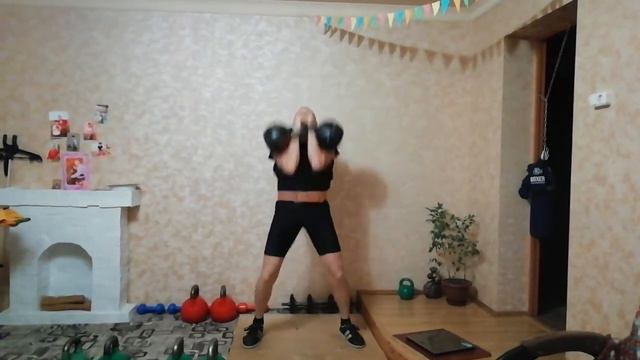 Толчок гирь 28 кг 5 минут смотреть онлайн