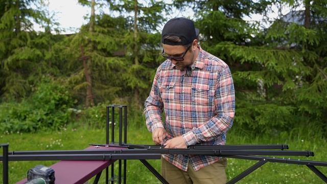 Сборка навеса для барбекю