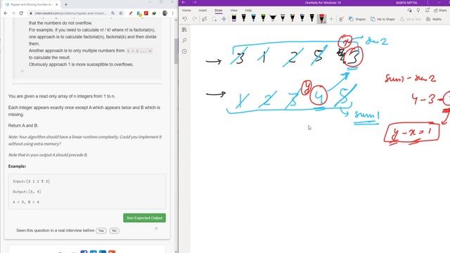 L03 : ARRAYS , Repeat and Missing Number Array , Interview Bit смотреть онлайн