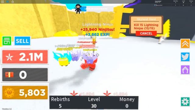 Update! Got New Best Sword! Level 80! Became Master Ninja! New Best Pets - Ninja Masters смотреть онлайн