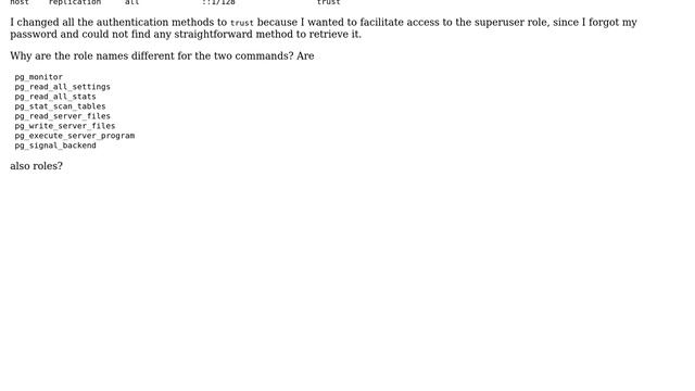 Databases: Postgresql: A bit confused on listing all roles in my system (2 Solutions!!) смотреть онлайн