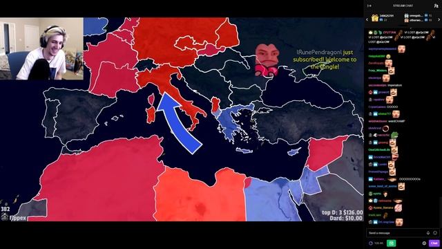 XQc Reacts To WW2 By OverSimplified