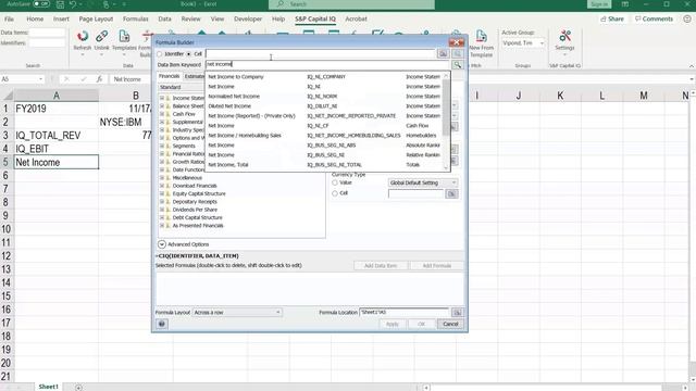 Capital IQ Course: Excel Plug in Formula Builder | Part 8 смотреть онлайн