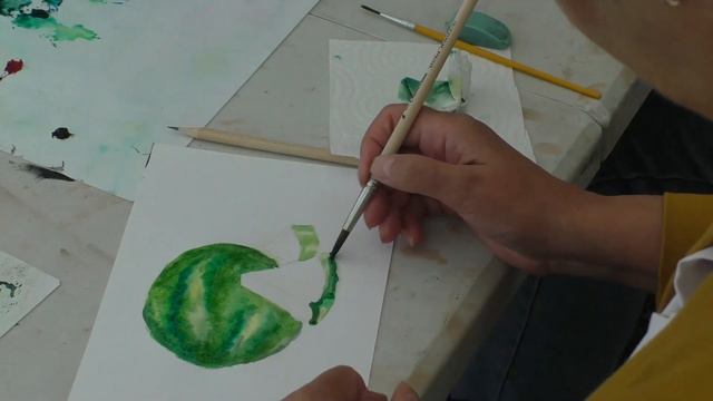 Акварельный скетч художника Е. Чумак смотреть онлайн