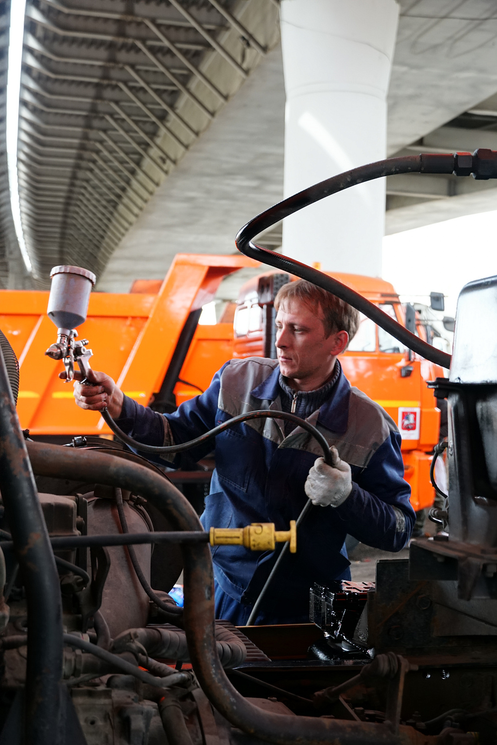 Покраска техники