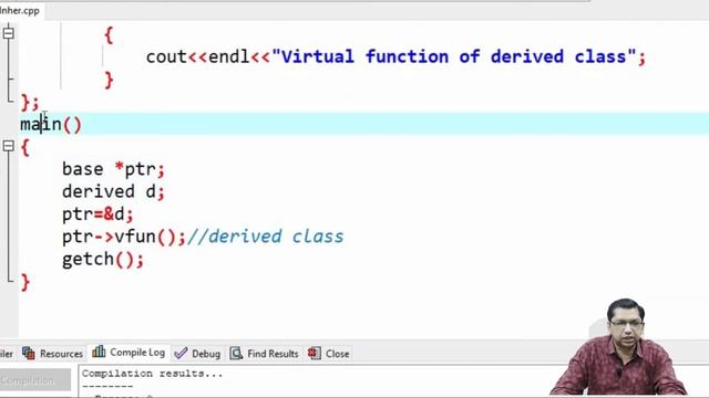 Abstract Class in C++ Programming | By Professor Pankaj Gupta | BIIT смотреть онлайн