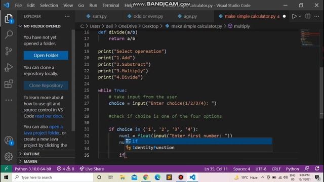 Make a Simple Calculator Using Python || Calculator In Python || How To Make Calculator In Python | смотреть онлайн