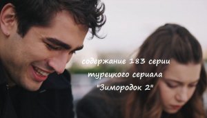Содержание 183 серии (22 турецкая) второго сезона сериала «Зимородок» (РФ, 2023 / 2024)