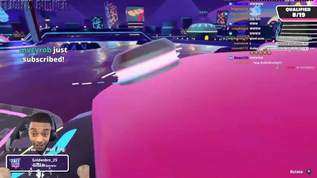 FlightReacts FALL GUYS RAGING and FUNNY MOMENTS #10 смотреть онлайн