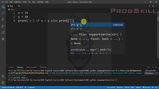 Python if and else statements - conditional statements syntax - Python tutorial for beginners 11 смотреть онлайн