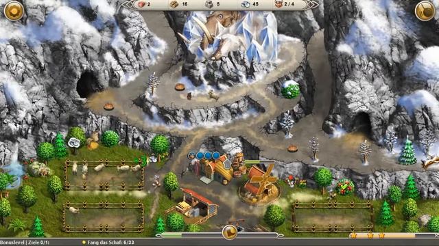 Viking Saga: The Cursed Ring - Kapitel 3, Bonuslevel: Wilde Schafe - Expert, 3 Sterne смотреть онлайн