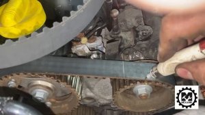 Замена ремня ГРМ Renault Megane 2 1.5 дизель / Как поменять помпу на Рено Меган 2