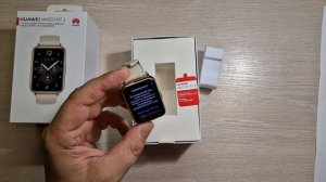Распаковка и обзор Смарт-часов HUAWEI Watch Fit 2 Classic Edition Moon White (YDA-B19V) (2160р 4К)