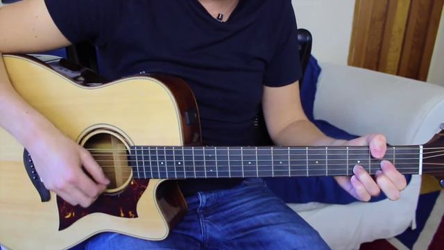 Foo Fighters TIMES LIKE THESE Acoustic Guitar Lesson смотреть онлайн